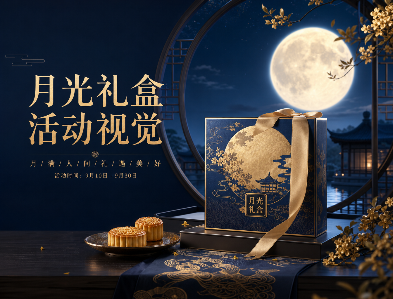 月光礼盒活动视觉